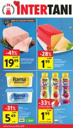 Gazetka promocyjna Intermarche - Gazetka promocyjna - Gazetka - ważna od 08.10 do 08.10.2025 - strona 46 - produkty: Ser, Rama, Jogurt, Napój jogurtowy, Szynka konserwowa, Szynka, Napój