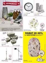 Gazetka promocyjna Jysk - Oferta tygodnia - Gazetka - ważna od 18.01 do 18.01.2022 - strona 22 - produkty: Latarnia, Koc, Kosz, Wazon, Doniczka na rośliny, Zegar, Roślina sztuczna, Lampa, Lampa stołowa