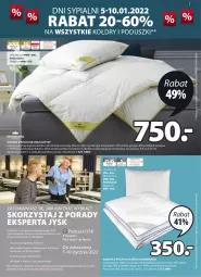 Gazetka promocyjna Jysk - Oferta tygodnia - Gazetka - ważna od 18.01 do 18.01.2022 - strona 6 - produkty: Piec, Top, Por, Kołdra, Materac, Zdrowie, Tera, Poduszka, Kołdra z puchu