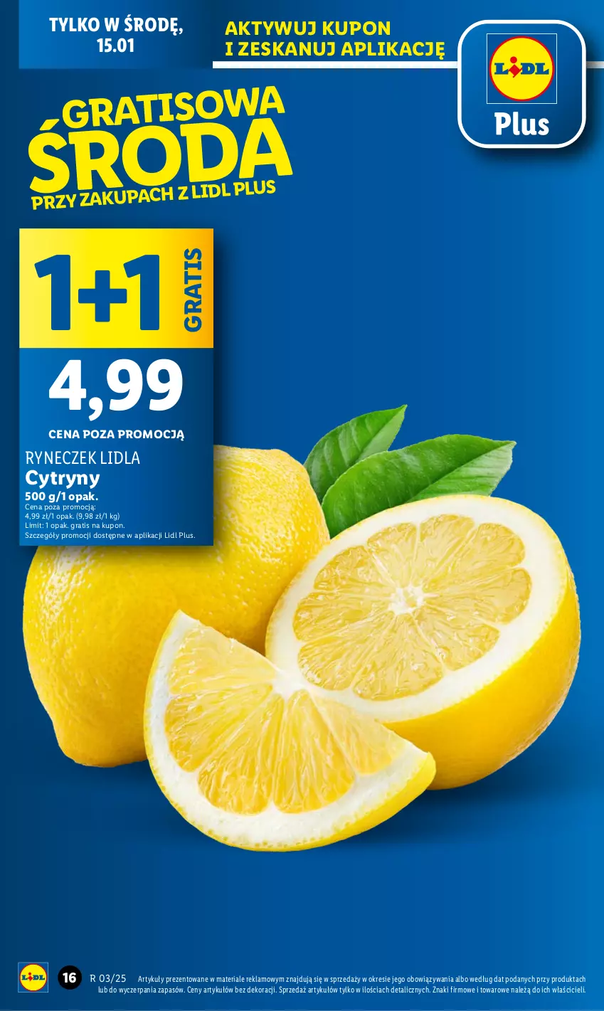 Gazetka promocyjna Lidl - GAZETKA - ważna 13.01 do 15.01.2025 - strona 16 - produkty: Cytryny, Gra