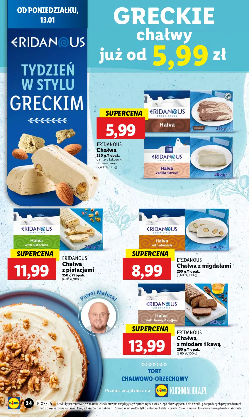 Gazetka promocyjna Lidl - GAZETKA - ważna 13.01 do 15.01.2025 - strona 28 - produkty: Chałwa, Kakao