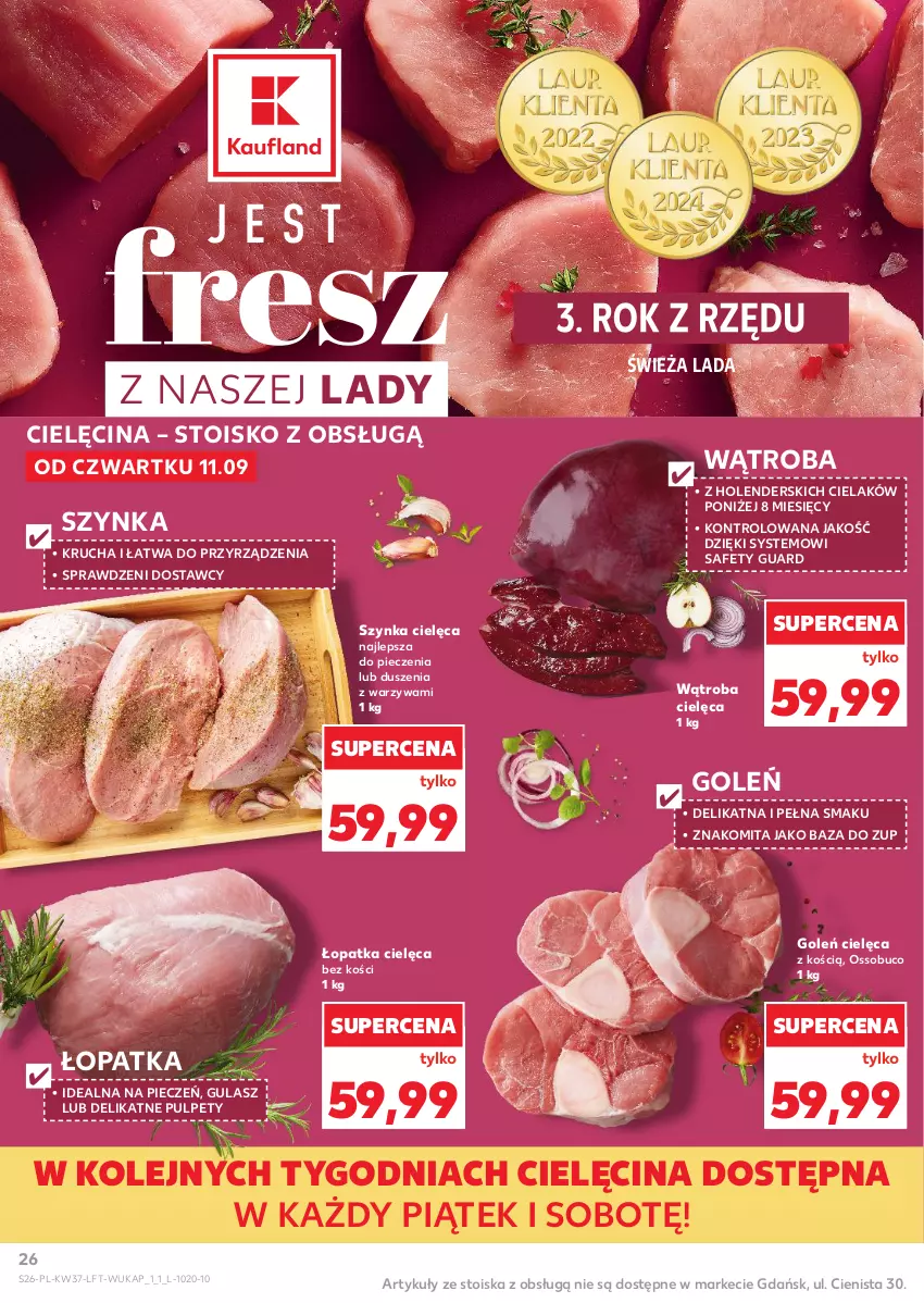 Gazetka promocyjna Kaufland - Gazetka tygodnia - ważna 11.09 do 17.09.2025 - strona 26 - produkty: Olej, Piec, Pulpety, Szynka, Warzywa