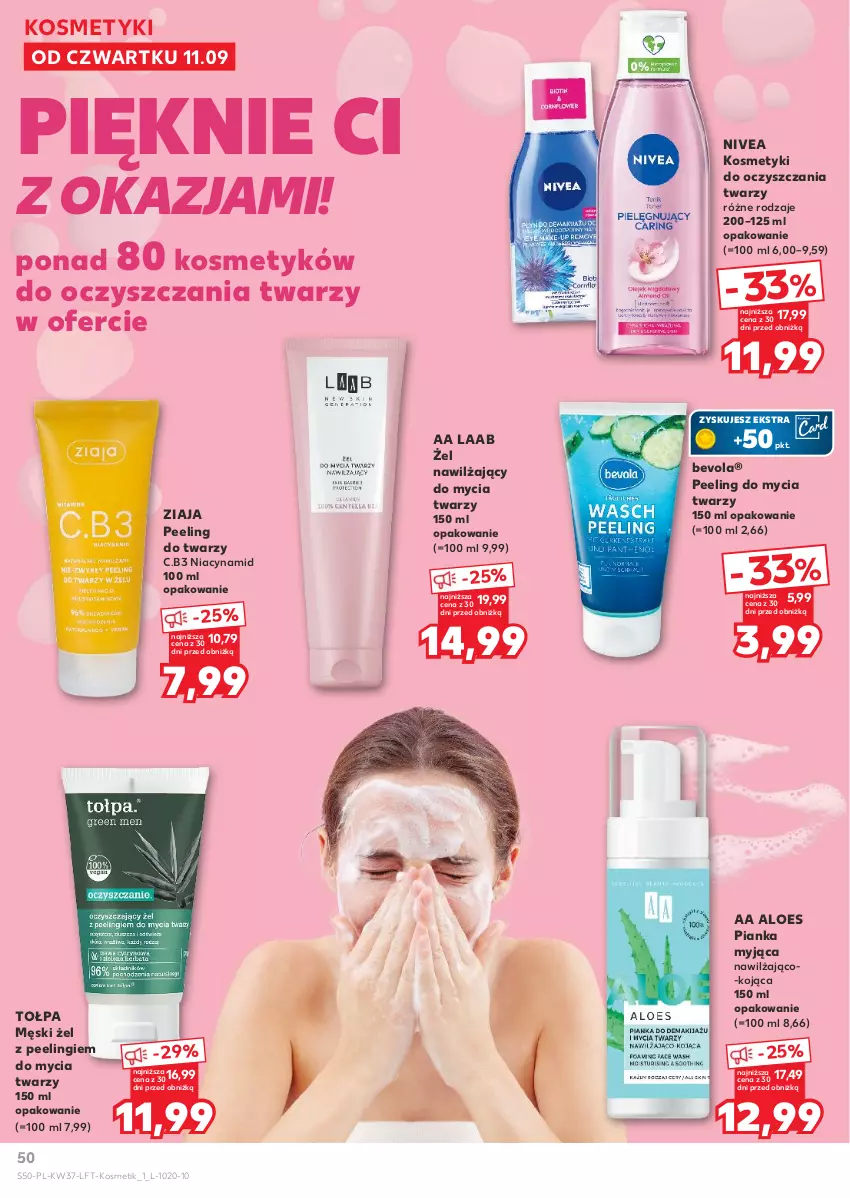 Gazetka promocyjna Kaufland - Gazetka tygodnia - ważna 11.09 do 17.09.2025 - strona 50 - produkty: Nivea, Peeling, Tołpa, Ziaja