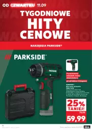 Gazetka promocyjna Kaufland - Gazetka tygodnia - Gazetka - ważna od 17.09 do 17.09.2025 - strona 56 - produkty: Parkside, Ser, Tera, Tarka, Wkręt, Wkrętarka, Akumulator