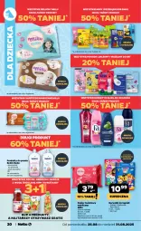 Gazetka promocyjna Netto - Od Poniedziałku - Gazetka - ważna od 31.08 do 31.08.2025 - strona 20 - produkty: Płyn do prania, HiPP, Mus, Gra, Papier, Pieluchy, Napoje, Papier toaletowy, Schauma, Chusteczki, Kubuś, Fa