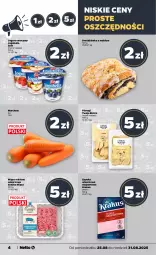 Gazetka promocyjna Netto - Od Poniedziałku - Gazetka - ważna od 31.08 do 31.08.2025 - strona 4 - produkty: Pierogi, Mięso mielone, Krakus, Por, Szynka wieprzowa, Jogurt owocowy, Zott, Bell, Jogurt, Szynka, Sport, Bella, Jogobella, Mięso