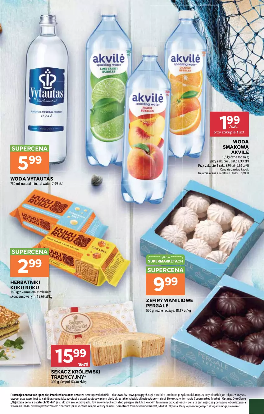 Gazetka promocyjna Stokrotka - Kuchnia Bałtycka - ważna 01.10 do 21.10.2026 - strona 6 - produkty: Herbatniki, Królewski, Mięso, Optima, Owoce, Sękacz, Warzywa, Woda