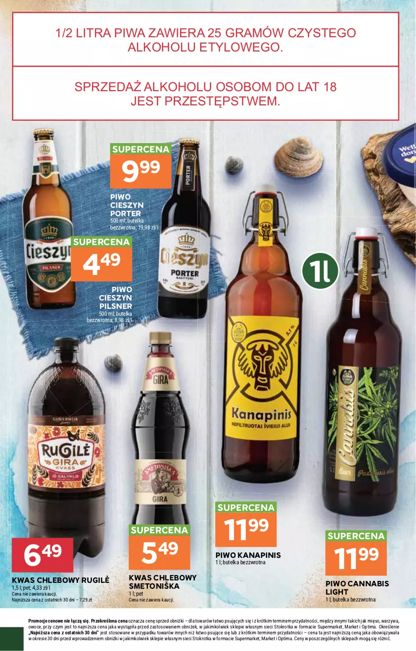 Gazetka promocyjna Stokrotka - Kuchnia Bałtycka - ważna 01.10 do 21.10.2026 - strona 7 - produkty: Chleb, Gra, Mięso, Optima, Owoce, Piwa, Piwo, Por, Warzywa