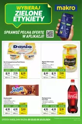 Gazetka promocyjna Makro - Kupujesz więcej płacisz mniej - oferta z alkoholem - Gazetka - ważna od 18.03 do 18.03.2024 - strona 1 - produkty: Majonez, Ciastka, Ser, Danone, Winiary, Jeżyki, Coca-Cola, Serek homogenizowany, Serek, Napój gazowany, Danio, Napój