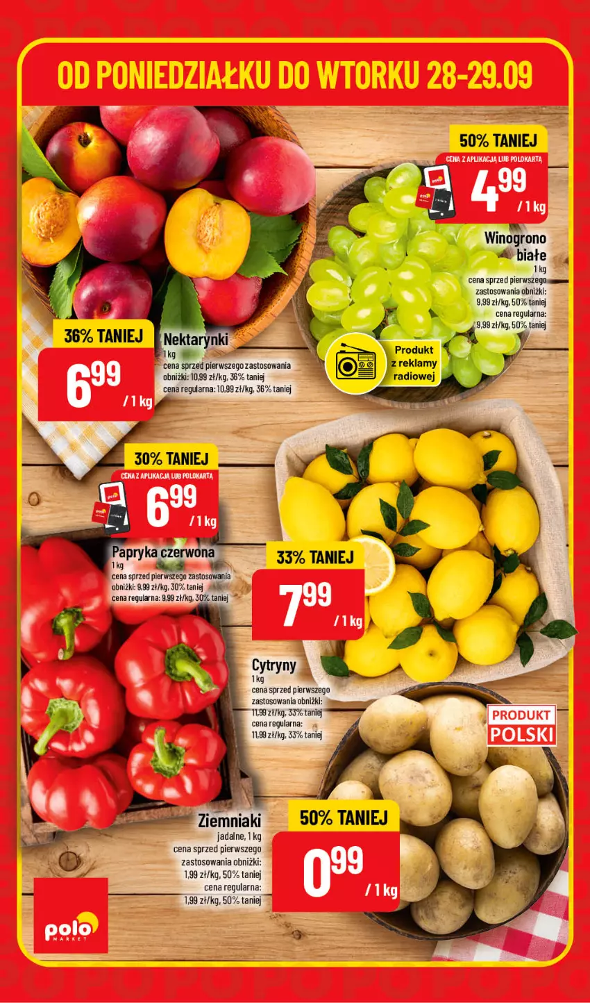 Gazetka promocyjna PoloMarket - Katalog Superhity - ważna 28.09 do 29.09.2026 - strona 2 - produkty: Nektar, Wino, Ziemniaki