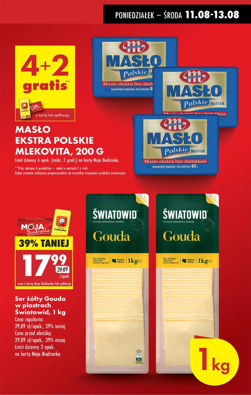 Gazetka promocyjna Biedronka - Od Poniedziałku - ważna 11.08 do 16.08.2025 - strona 11 - produkty: Fa, Gouda, Ser