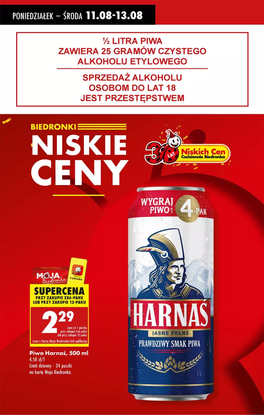 Gazetka promocyjna Biedronka - Od Poniedziałku - ważna 11.08 do 16.08.2025 - strona 14 - produkty: LG, Mola