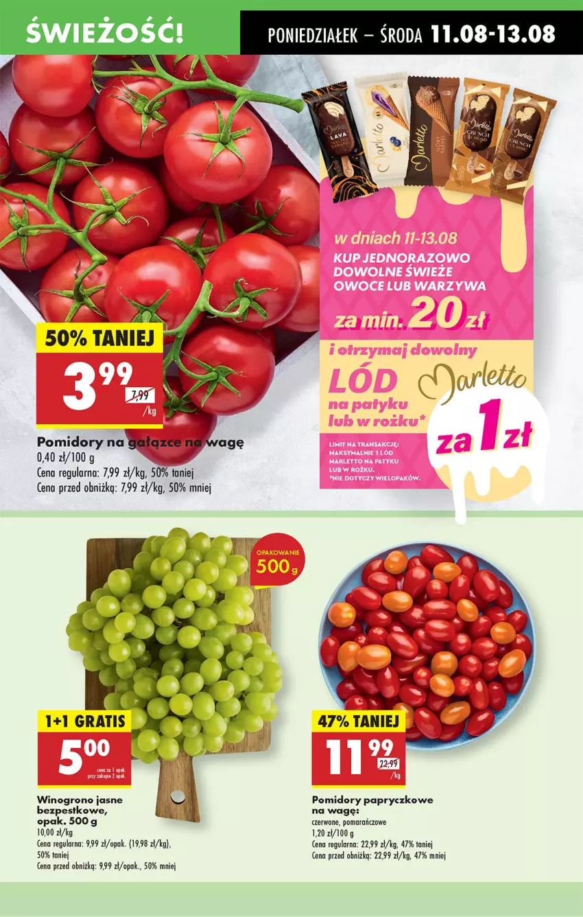 Gazetka promocyjna Biedronka - Od Poniedziałku - ważna 11.08 do 16.08.2025 - strona 19 - produkty: Pomidory, Wino