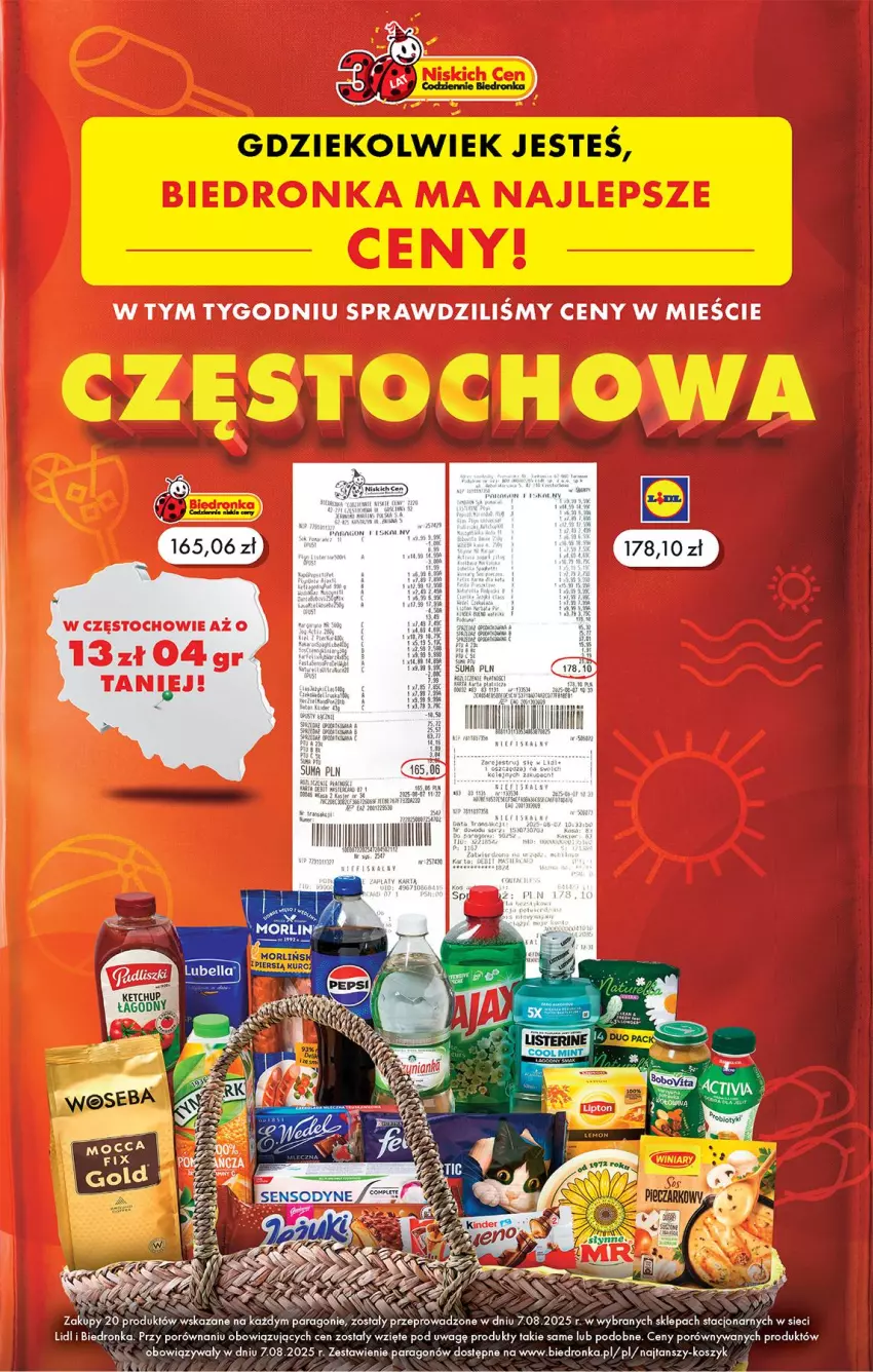 Gazetka promocyjna Biedronka - Od Poniedziałku - ważna 11.08 do 16.08.2025 - strona 71 - produkty: Fa, Gala, Ketchup, Kosz, Por, Rust