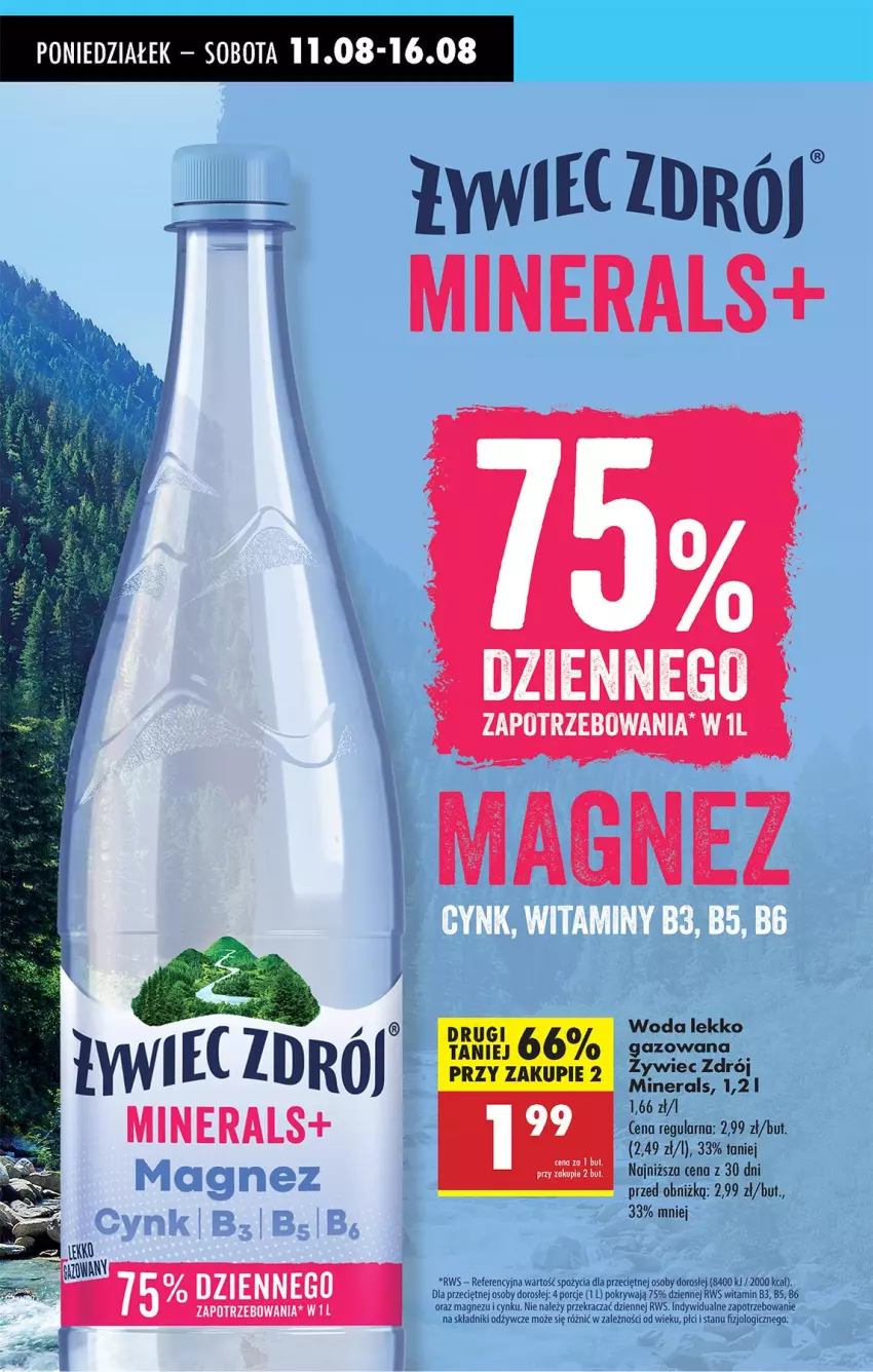 Gazetka promocyjna Biedronka - Od Poniedziałku - ważna 11.08 do 16.08.2025 - strona 73 - produkty: Cynk, Magnez, Pokrywa, Por, Woda