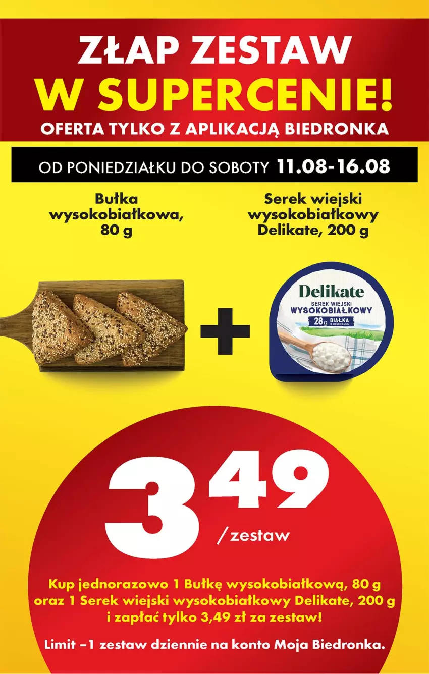 Gazetka promocyjna Biedronka - Od Poniedziałku - ważna 11.08 do 16.08.2025 - strona 79 - produkty: Ser, Serek, Serek wiejski, Sok