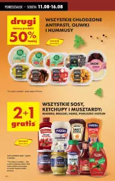 Gazetka promocyjna Biedronka - Od Poniedziałku - Gazetka - ważna od 16.08 do 16.08.2025 - strona 4 - produkty: Ketchup, Sos, Ser, Por, Mus, Gra, Oliwki, Kotlin, Pudliszki, Heinz