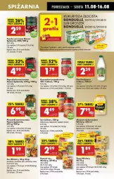 Gazetka promocyjna Biedronka - Od Poniedziałku - Gazetka - ważna od 16.08 do 16.08.2025 - strona 41 - produkty: Piec, Majonez, Koncentrat pomidorowy, Sos, Sok, Ser, Por, Zupa, Papryka, Bonduelle, Winiary, Tera, Dell, Leon, Fasola, Spaghetti, Ocet, Groszek, Kukurydza, Fa