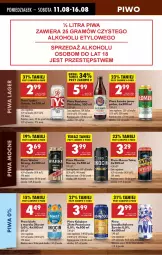 Gazetka promocyjna Biedronka - Od Poniedziałku - Gazetka - ważna od 16.08 do 16.08.2025 - strona 50 - produkty: Piwa, Piwo, Koc, Tera, Warka, Tatra, Okocim, Fa