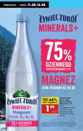 Gazetka promocyjna Biedronka - Od Poniedziałku - Gazetka - ważna od 16.08 do 16.08.2025 - strona 73 - produkty: Por, Cynk, Woda, Pokrywa, Magnez