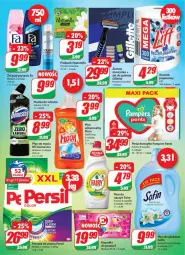 Gazetka promocyjna Dino - Gazetka - Gazetka - ważna od 09.11 do 09.11.2021 - strona 19 - produkty: Domestos, Naturell, Pampers, Papier, Majtki, Proszek do prania, Persil, Joanna, Szynka, Płyn do płukania, Ręcznik, Podpaski, Gillette, Maszynka, Fairy, Płyn do mycia, Pieluchomajtki, Pianka do włosów, Naturella, Fa