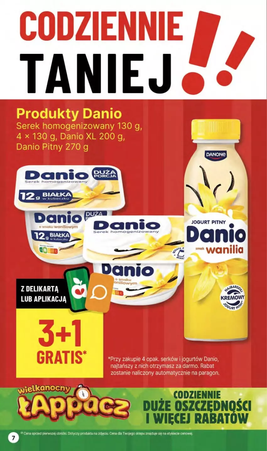 Gazetka promocyjna Delikatesy Centrum - NOWA GAZETKA Delikatesy Centrum od 21 marca! 21-27.03.2024 - ważna 21.03 do 27.03.2024 - strona 7 - produkty: Danio, Jogurt, Jogurt pitny