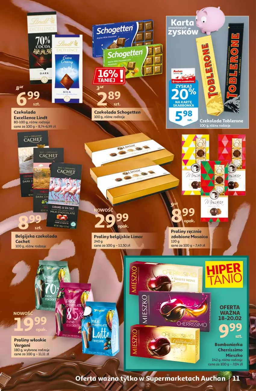 Gazetka promocyjna Auchan - Hiper porządki Supermarkety - ważna 18.02 do 25.02.2021 - strona 11 - produkty: LG, Praliny