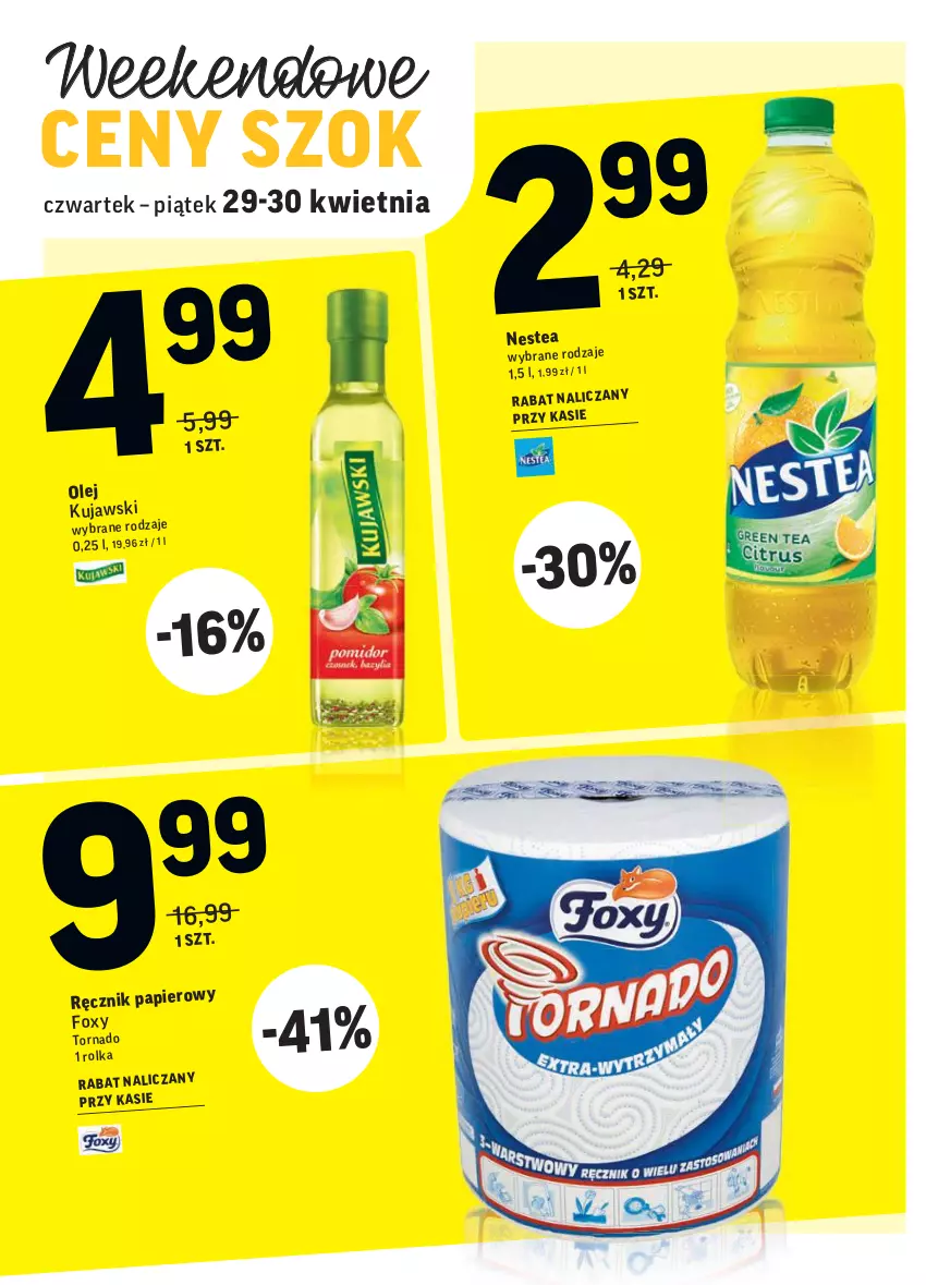 Gazetka promocyjna Intermarche - Grill majowy - ważna 27.04 do 04.05.2021 - strona 39 - produkty: Foxy, Kujawski, Olej, Papier, Ręcznik