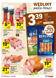 Gazetka promocyjna Intermarche - Grill majowy - Gazetka - ważna od 04.05 do 04.05.2021 - strona 25 - produkty: Krakus, Ser, Kiełbasa krakowska, Szynka konserwowa, Szynka, Morliny, Boczek, Kabanos, Kiełbasa, Olewnik, Berlinki
