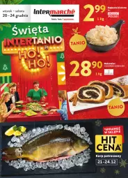 Gazetka promocyjna Intermarche - Gazetka Intermarche - Gazetka - ważna od 24.12 do 24.12.2022 - strona 1 - produkty: Cukier, Karp, Makowiec