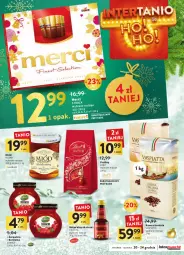 Gazetka promocyjna Intermarche - Gazetka Intermarche - Gazetka - ważna od 24.12 do 24.12.2022 - strona 19 - produkty: Borówka, Kawa ziarnista, Praliny, Kawa, Miód, Delecta, Merci, Lindt