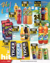 Gazetka promocyjna Topaz - Gazetka - Gazetka - ważna od 24.07 do 24.07.2024 - strona 4 - produkty: Top, Napój energetyczny, Pepsi, Tiger, Hellena, Lipton, Napój gazowany, Napój, Hortex