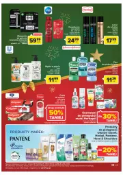 Gazetka promocyjna Carrefour - Gazetka Carrefour - Gazetka - ważna od 24.12 do 24.12.2022 - strona 25 - produkty: Palmolive, Płyn do płukania jamy ustnej, Pantene, Old Spice, Dezodorant, O nas, Szynka, Płyn do płukania, Syoss, Lakier do włosów, Maszynka, Maszynka do golenia, Colgate, Herbapol, Lakier, LG