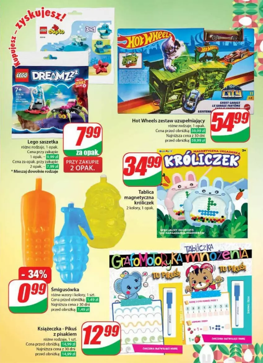 Gazetka promocyjna Dino - ważna 27.03 do 02.04.2024 - strona 58 - produkty: Długopis, Hot Wheels, LEGO