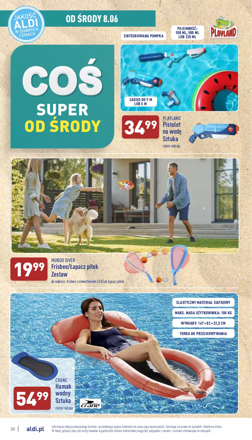 Gazetka promocyjna Aldi - Pełny katalog - ważna 06.06 do 11.06.2022 - strona 30 - produkty: Hama, Pistolet, Pompka, Torba