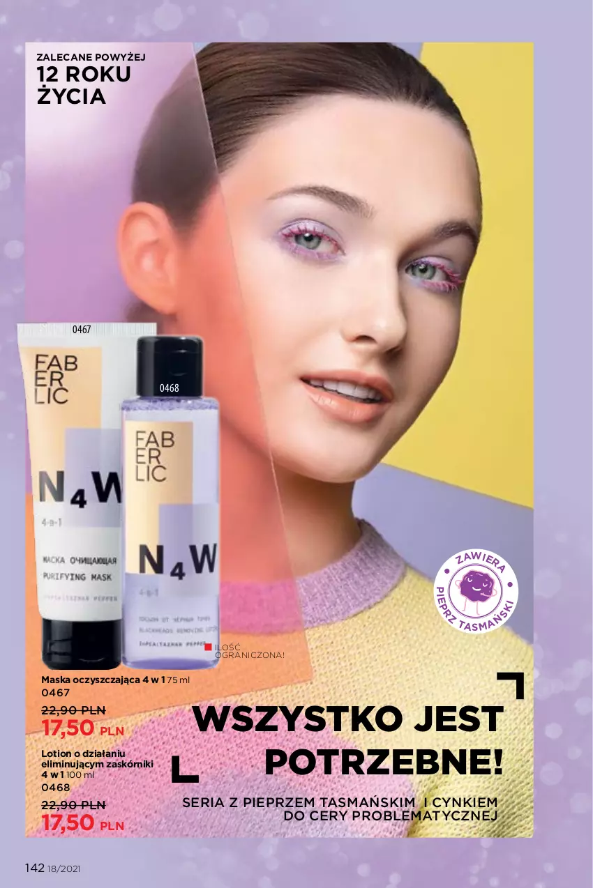 Gazetka promocyjna Faberlic - Gazetka - ważna 06.12 do 26.12.2021 - strona 142 - produkty: Cynk, Gra, Maska, Pieprz, Ser