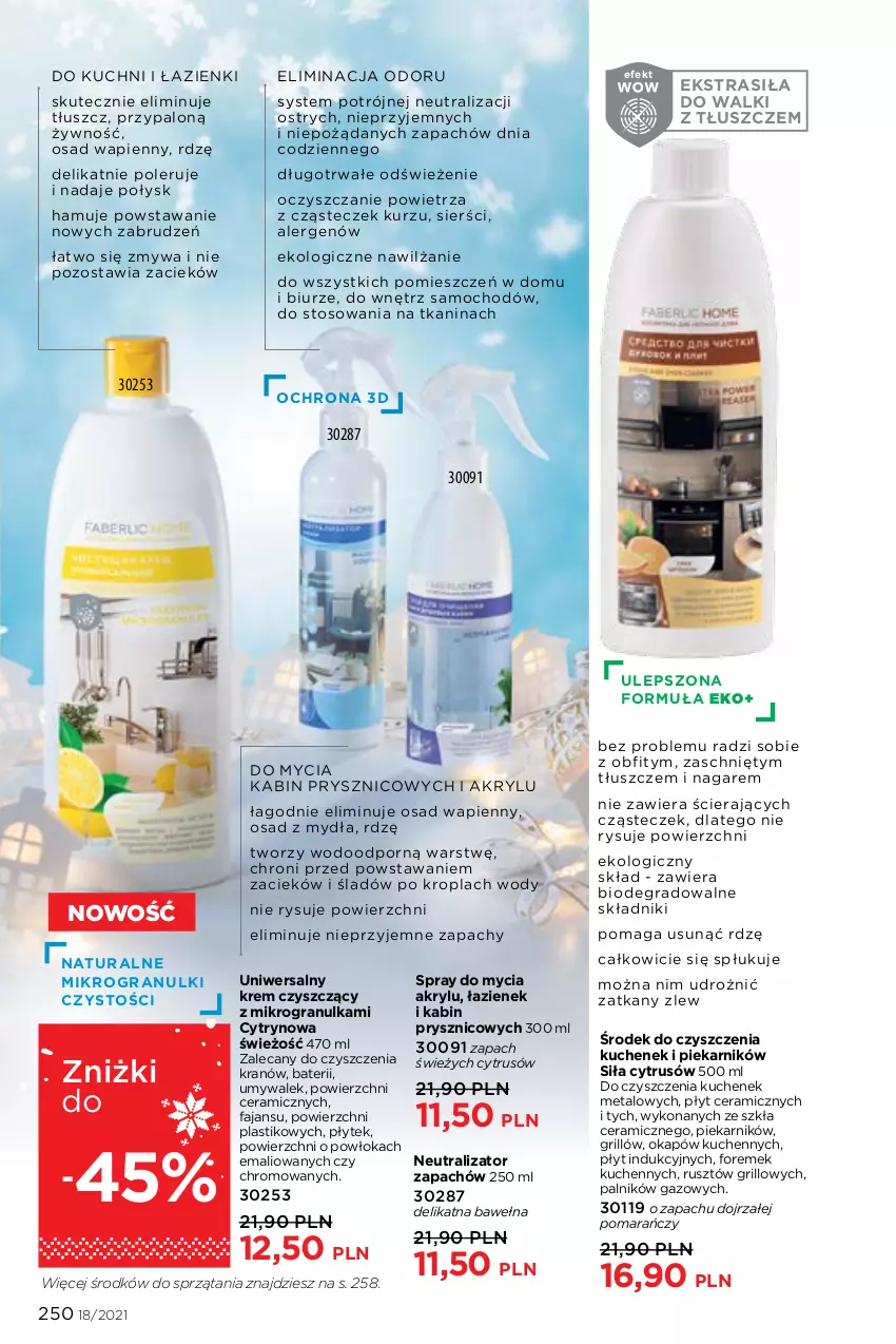 Gazetka promocyjna Faberlic - Gazetka - ważna 06.12 do 26.12.2021 - strona 250 - produkty: Fa, Gra, Grill, Okap, Piekarnik, Por, Wełna, Zlew