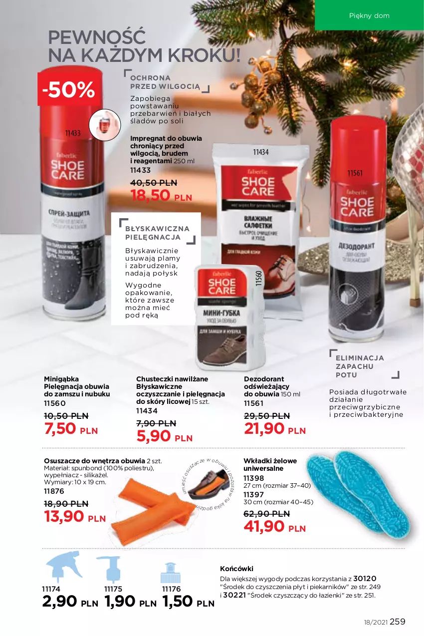 Gazetka promocyjna Faberlic - Gazetka - ważna 06.12 do 26.12.2021 - strona 259 - produkty: BIC, Chusteczki, Dezodorant, LG, Piekarnik, Wkładki