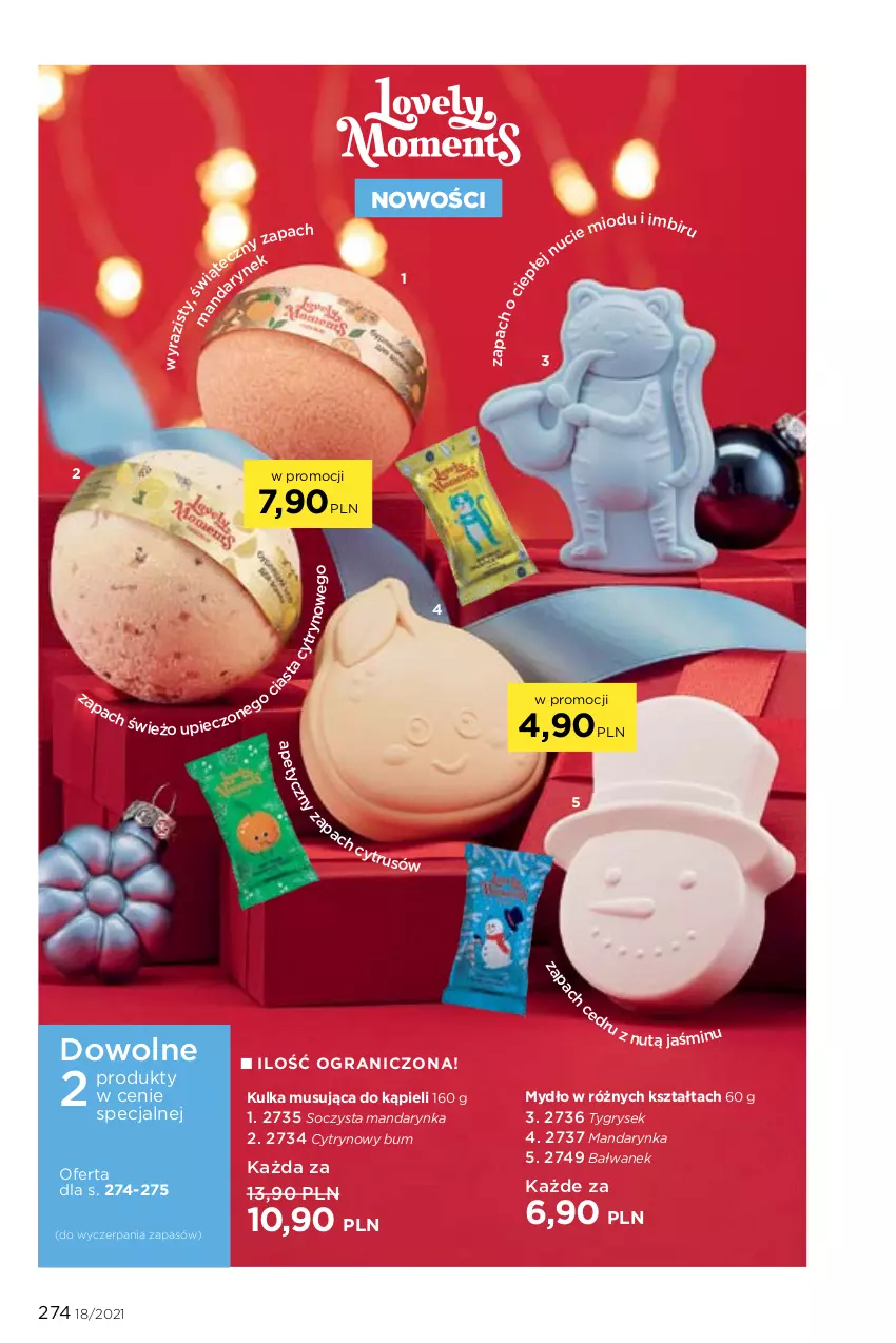 Gazetka promocyjna Faberlic - Gazetka - ważna 06.12 do 26.12.2021 - strona 274 - produkty: Gra, Gry, Imbir, Mus, Mydło, Piec