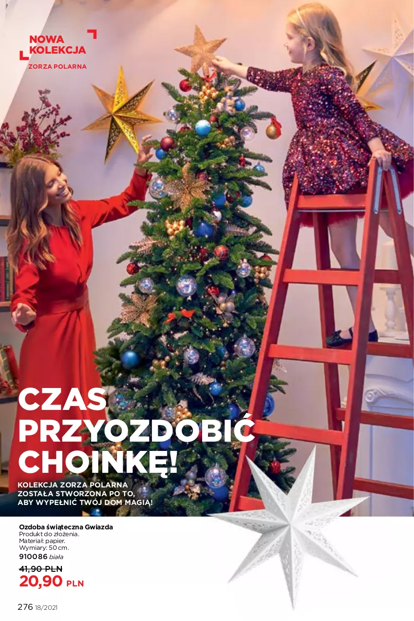 Gazetka promocyjna Faberlic - Gazetka - ważna 06.12 do 26.12.2021 - strona 276 - produkty: Gwiazda, Ozdoba, Papier