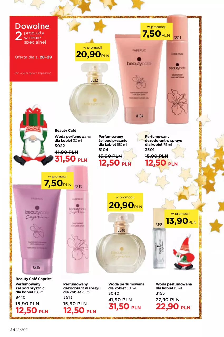 Gazetka promocyjna Faberlic - Gazetka - ważna 06.12 do 26.12.2021 - strona 28 - produkty: Dezodorant, Perfum, Woda, Woda perfumowana