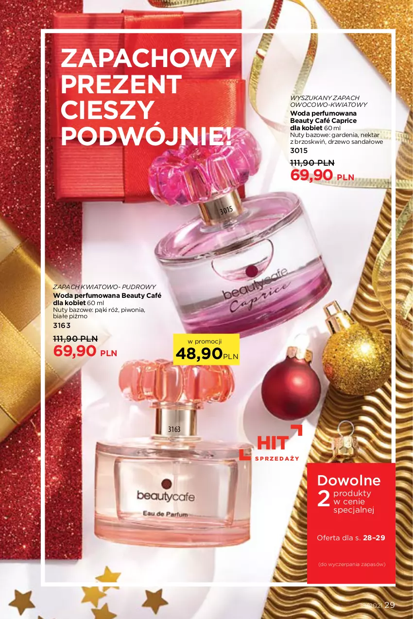 Gazetka promocyjna Faberlic - Gazetka - ważna 06.12 do 26.12.2021 - strona 29 - produkty: Nektar, Nuty, Perfum, Piwo, Sandał, Woda, Woda perfumowana