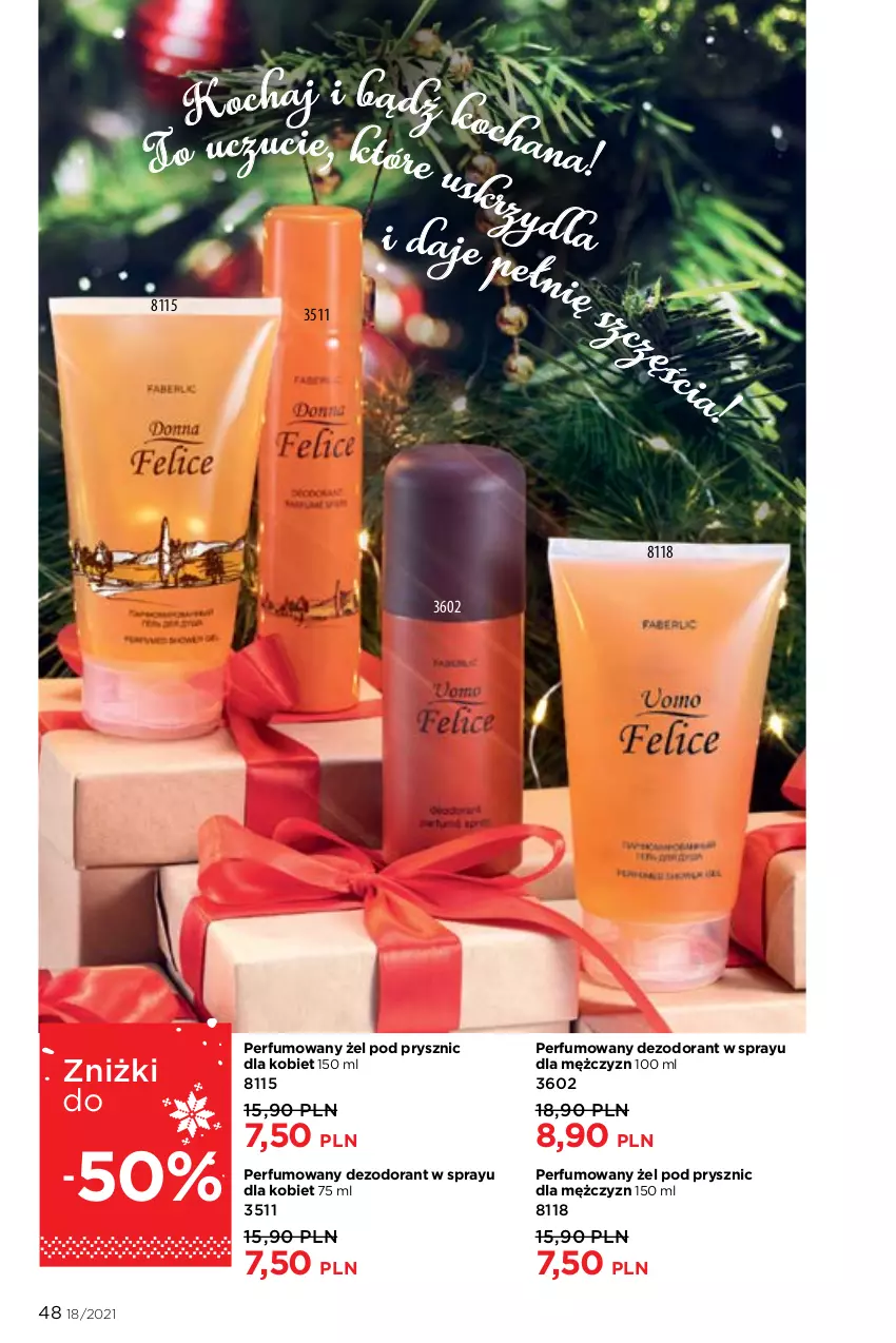 Gazetka promocyjna Faberlic - Gazetka - ważna 06.12 do 26.12.2021 - strona 48 - produkty: Dezodorant, Koc, Perfum