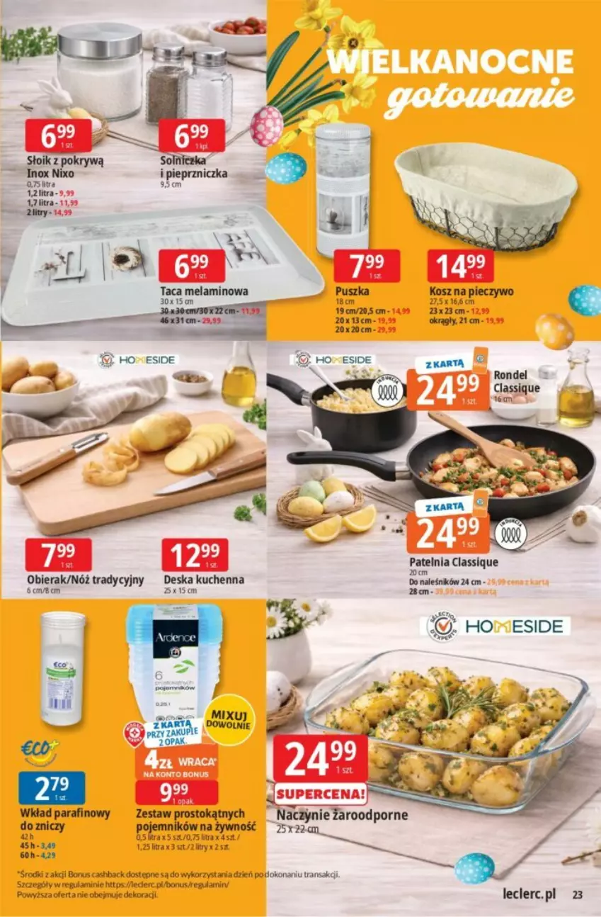 Gazetka promocyjna E Leclerc - ważna 26.03 do 04.04.2026 - strona 47 - produkty: Gres, Patelnia