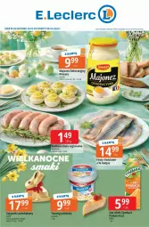 Gazetka promocyjna E Leclerc - Gazetka - ważna od 04.04 do 04.04.2026 - strona 1 - produkty: Majonez, Winiary, Matjas, Kiełbasa biała, Kabanos, Kiełbasa
