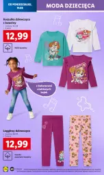 Gazetka promocyjna Lidl - KATALOG GOTOWI DO SZKOŁY - Gazetka - ważna od 31.08 do 31.08.2024 - strona 62 - produkty: Sok, Gin, Kosz, Koszulka, Tera, Moda, Legginsy, Dzieci
