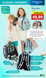 Gazetka promocyjna Lidl - KATALOG GOTOWI DO SZKOŁY - Gazetka - ważna od 31.08 do 31.08.2024 - strona 7 - produkty: Piec, Por, Piórnik, Tera, Plecak