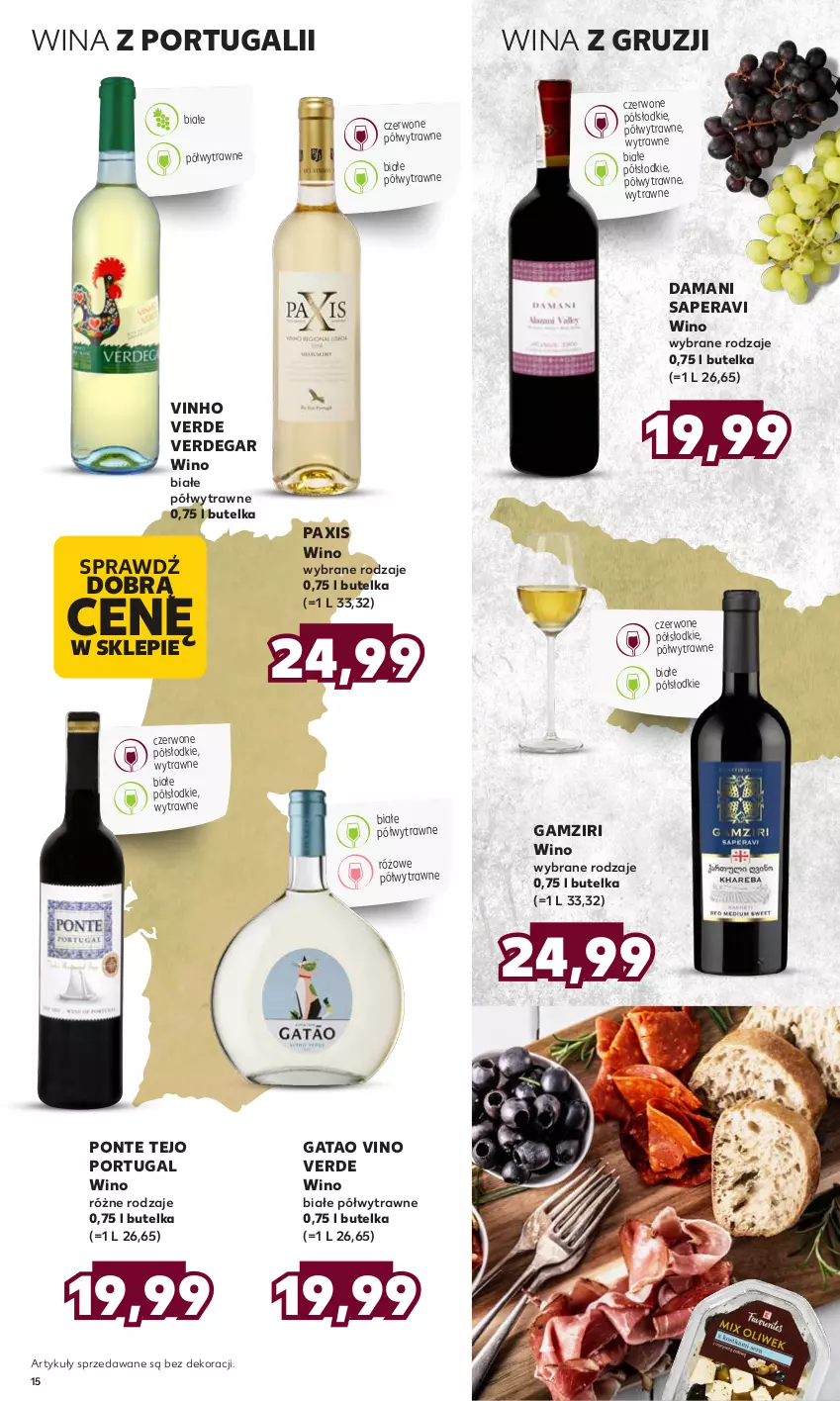 Gazetka promocyjna Kaufland - Barek Kauflandu - ważna 20.04 do 02.05.2023 - strona 15 - produkty: Dega, Pax, Por, Wino, Wino białe