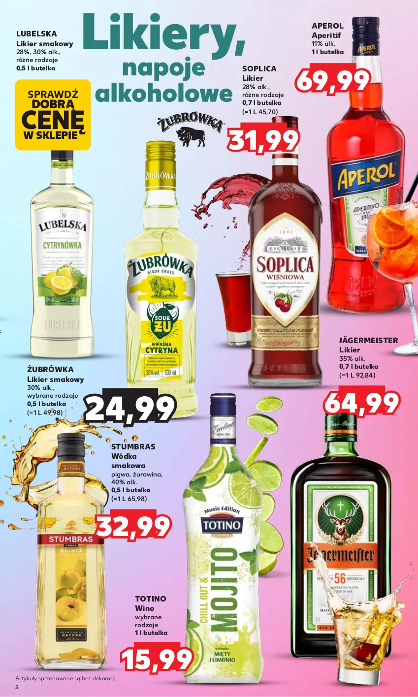 Gazetka promocyjna Kaufland - Barek Kauflandu - ważna 20.04 do 02.05.2023 - strona 5 - produkty: Aperol, Likier, Soplica, Wino, Wódka