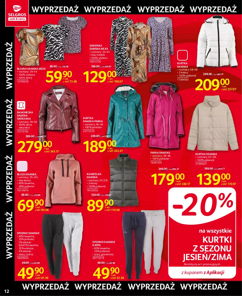 Gazetka promocyjna Selgros - Oferta przemysłowa - ważna 27.12 do 05.01.2021 - strona 12 - produkty: Bluza, Gra, Granat, Kamizelka, Kurtka, Mexx, Parka, Spodnie, Sukienka, Wełna